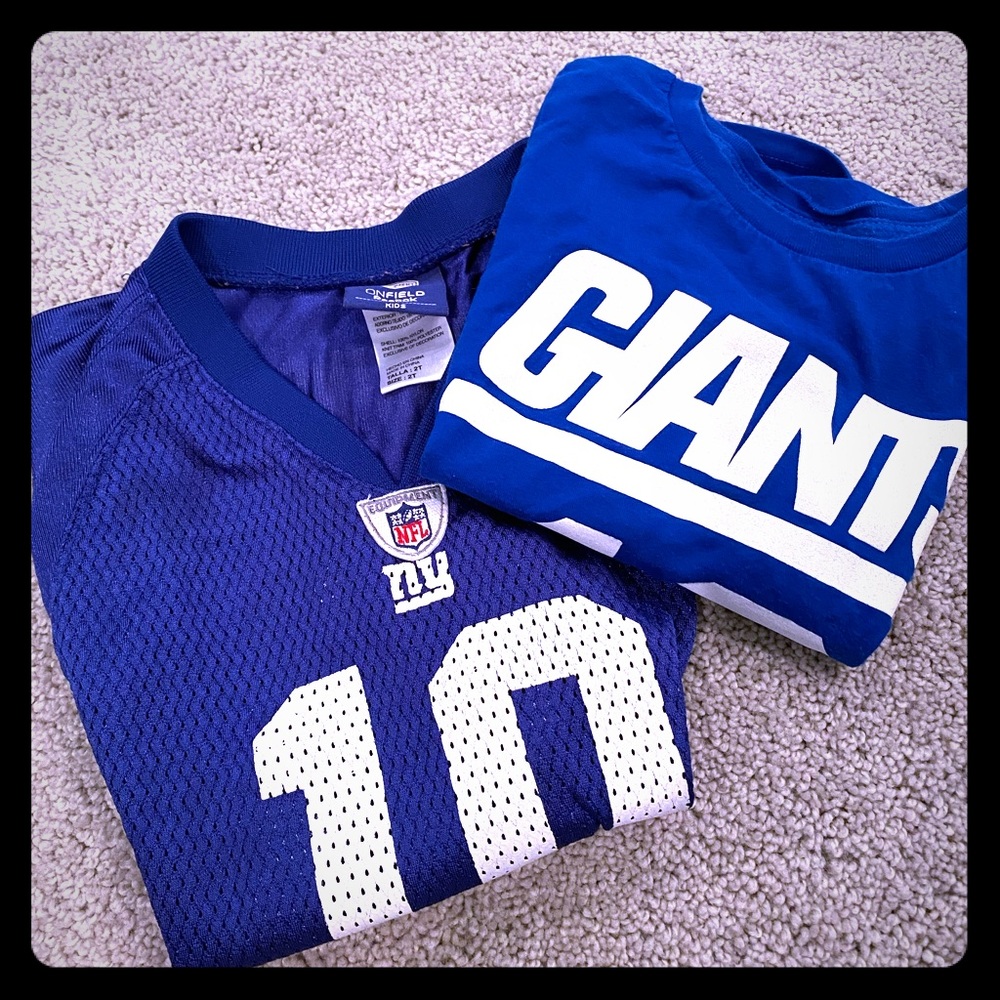 NFL Giants Toddler Jersey and Tee.